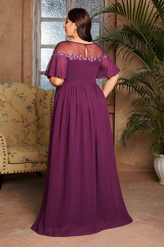 grape purple dress Grape Goddess Gown