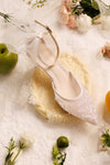 Foliage Beads Embroidery Mesh Brides Bridesmaids Wedding shoes