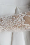 WG154 Long Soft Mesh Lace Bridal Arm Sleeves