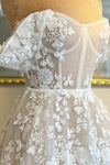 Romantic Flora Lace Wedding Gown
