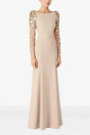 #DZ9382 Luxury Sequins Long Sleeves Evening Formal Dress