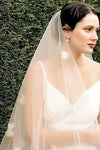 V111 Bridal Headveil Super Fairy 3D Flower Veil
