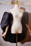 Black Evening Shawl Lady Outfit Accessories