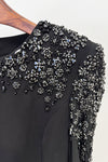 #DZ9381 Luxury Crystal Long Sleeves Evening Formal Dress