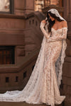 Vestido De Novia Manga Larga Elegante Lace Wedding Dress