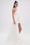 Taffeta Short Mini Homecoming Dress With Bow Front