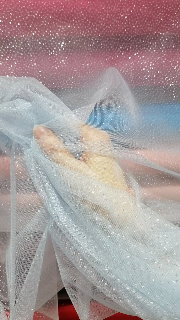Sparkly Bling Bling Tulle Puff Full Wedding Detachable Sleeves DG043