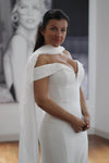 Chiffon Bridal Scarf , Chiffon Bridal Wrap