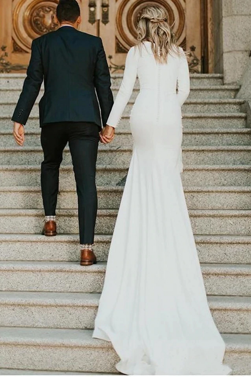 Long Sleeves Muslim Arabic Wedding Dresses TANYA BRIDAL Long Sleeves Muslim Arabic Wedding Dresses TANYA BRIDAL