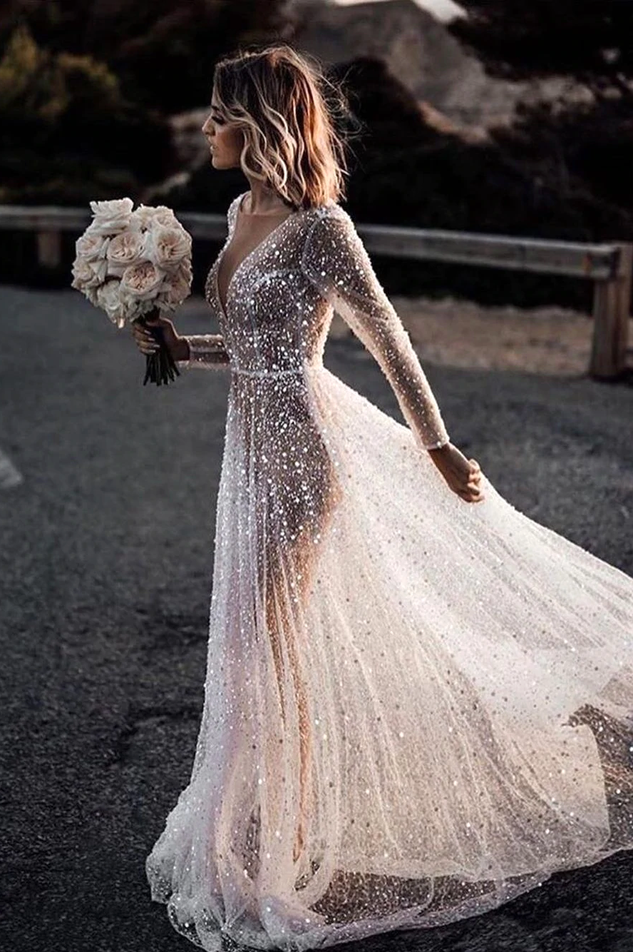 Satin A Line Simple Wedding Dresses Romantic Big Bow Bohemian Bridal G –  TANYA BRIDAL
