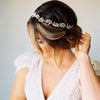 Bride Handmade Elegant Gold Headband SPF022