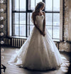 Vintage A Line Lace Wedding Dresses TB1444