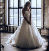 Vintage A Line Lace Wedding Dresses TB1444