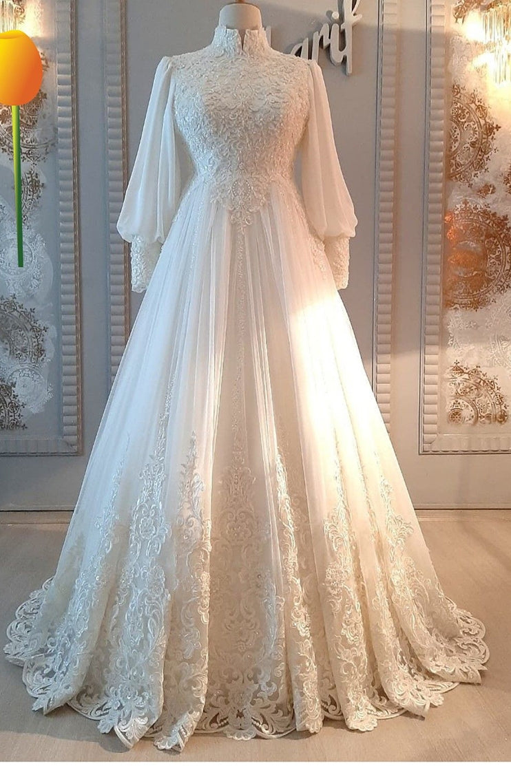 Muslim Wedding Dresses Arabic Dubai Bridal Gowns Robe De Mariage TANYA BRIDAL Muslim Wedding Dresses Arabic Dubai Bridal Gowns Robe De Mariage TANYA BRIDAL