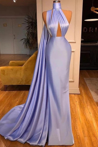 Mermaid Party Evening Dresses Long Lavender