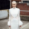 Mermaid Long Sleeve Special Cut See through Wedding Dresses Vestido De Noivas ZW393