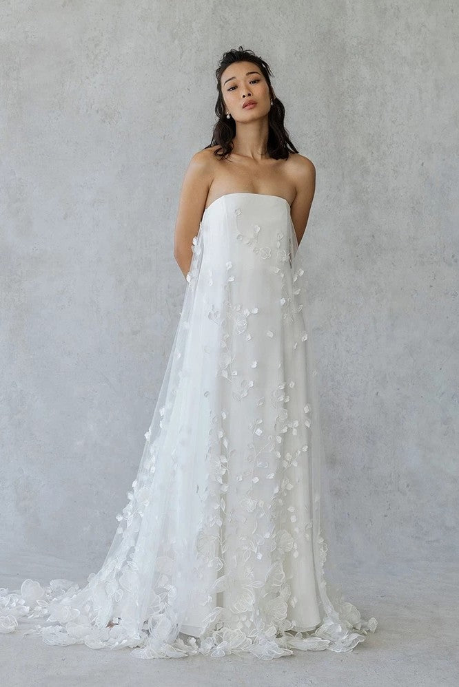Strapless A Line Wedding Dresses Loose Style ZW897 - Strapless A Line Wedding Dresses Loose Style ZW897 -