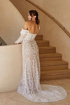 Gorgeous Beads Lace Mermaid Wedding Dresses ZW795