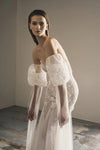 Detachable Balloon Sleeves With Long Tulle Wedding Accessories Chic DG206