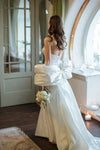 Mermaid Wedding Dresses Sweetheart Neckline With Romantic Big Bow ZW701