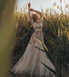 Bohemian Lace Tulle Wedding Dresses TBW51