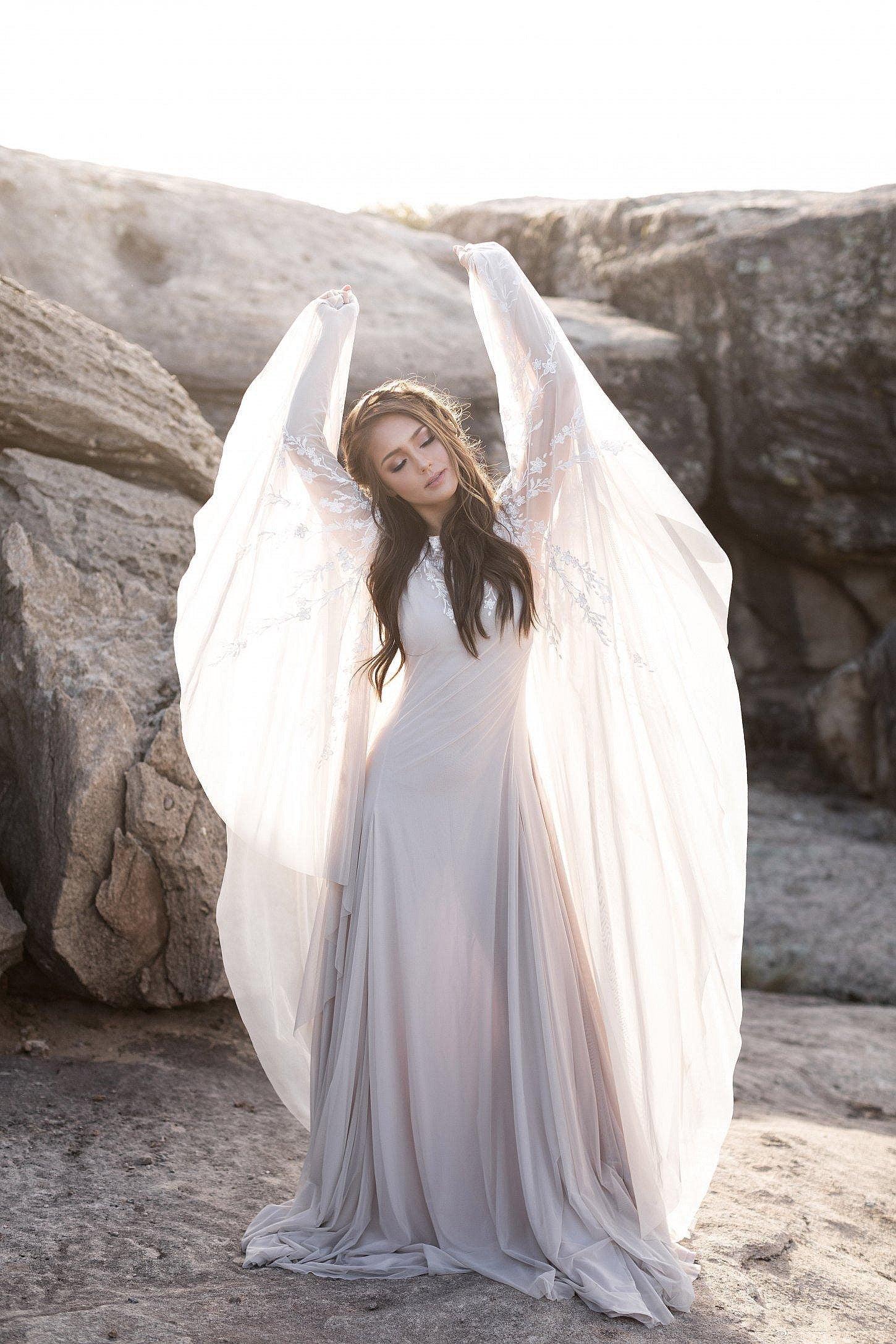 Liana Wedding Bohemian Wedding Dress With Bell Sleeves Boho Wedding Dress,Bell Sleeve Lace Bridal Dress, Liana Wedding Bohemian Wedding Dress With Bell Sleeves Boho Wedding Dress,Bell Sleeve Lace Bridal Dress,