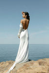 Long Sleeve Mermaid Beach Bridal Gowns Chic ZW693