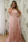 Lace Plus Size Mother Of The Bridal Dress With Overskirt