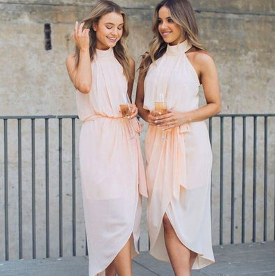 Elegant Summer Chiffon Short Bridesmaid Dresses TB1369