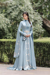 Light Blue Muslim Wedding Dresses Luxury Beads Noivas ZW802