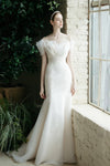 Simple Elegant Wedding Dress Off The Shoulder TT622