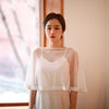 Dot Tulle Wedding Cape DJ135