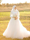 Saudi Arabic Muslim Wedding Dresses Vestido De Novia