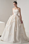 Ball Wedding Dress Princess Bowknot Cute Bride Gown TT614