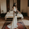 Off The Shoulder Mermaid Wedding Dresses Lace Bohemian Bridal Gowns DW403
