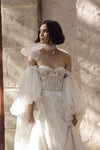 Two Layers Puffly Romantic Detachable Tulle Sleeves