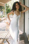 Silk Satin Mermaid Wedding Dresses With Pearls Lines Chic ZW893
