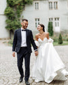 Ball Gown Wedding Dress With Puff Sleeves 2022 New