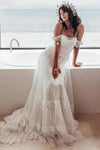 Bohemia Star tassel Chic Lace Wedding Dress