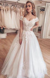 Lace Wedding Dress A Line Vestidos de novia