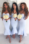 Mermaid/Trumpet Off-Shoulder Prom Dress ,Bridesmaid Dress TB1339