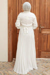 Bohemian Islamic Bride Wedding Dress Simple Bride Gown