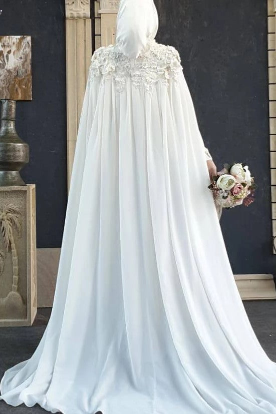 lace hijab dress Muslim Evening Dress with Long Sleeves Lace Applique Hijab Dubai Kaftan Mermaid Trumpet Gown with Court Train and Built-in Bra from Dhgate Evening Dresses