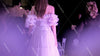 Boat Neck Bohemian Wedding Dresses Ruffles Sleeve Vestido De noivas ZW293