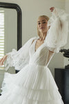 Soft Tulle Puff Detachable Sleeves Wedding Accessories Chic DG204