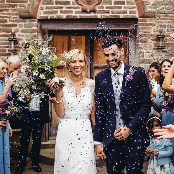 Sheer Lace V-Neck Beach Wedding Dress