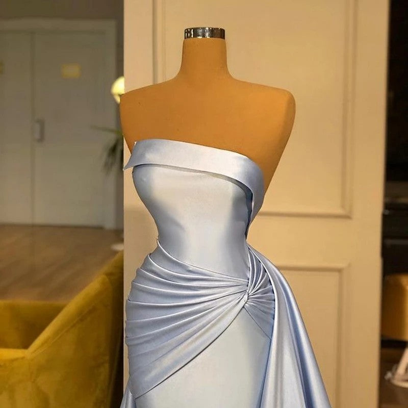 party dresses in dubai Final Sale Luxury Tassel Silver Mermaid Evening Dress SS029L
