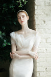 Simple Elegant Wedding Dress Off The Shoulder TT622
