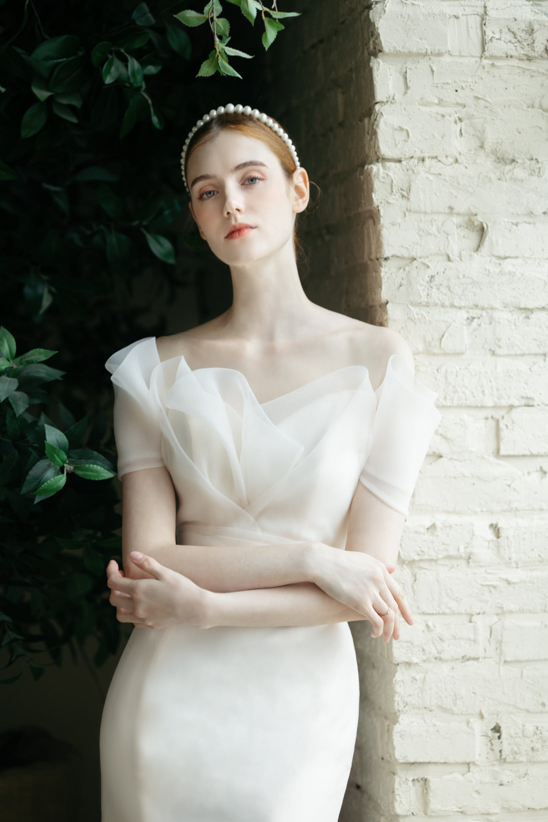 Simple Elegant Wedding Dress Off The Shoulder TT622 – TANYA BRIDAL Simple Elegant Wedding Dress Off The Shoulder TT622 – TANYA BRIDAL
