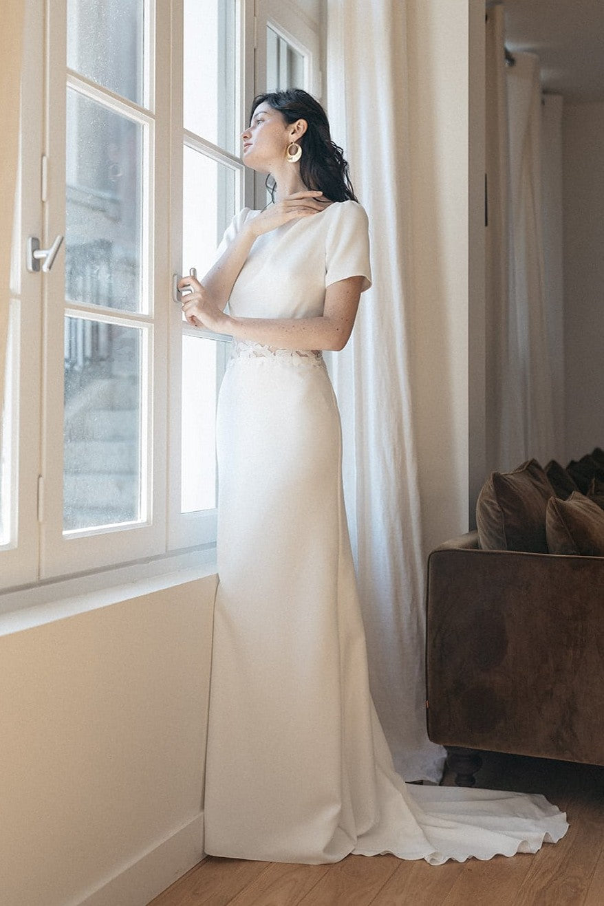 Simple Mermaid Wedding Dresses Backless Elegant Noivas ZW687 TANYA BRIDAL Simple Mermaid Wedding Dresses Backless Elegant Noivas ZW687 TANYA BRIDAL